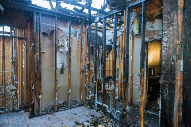 Professional Emergency Fire Cleanup technician working in Henriette, MN